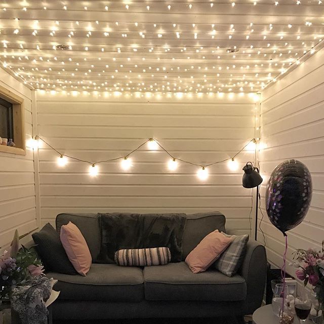 Pretty White Fairy Lights For Our Shed Notjustfor